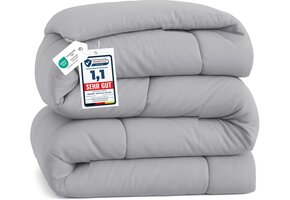 Warm Dekbed 135x200cm Synthetisch Antraciet - 33% Korting