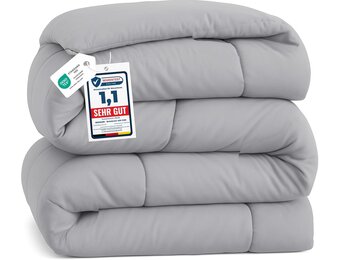Warm Dekbed 135x200cm Synthetisch Antraciet - 33% Korting