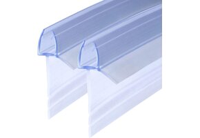 Doucheafdichting 2x 80cm (4/5/6mm glas) - Waterdicht & Besparend