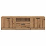 Tv-meubel 140cm Artisanaal Eikenhout - 30% Korting