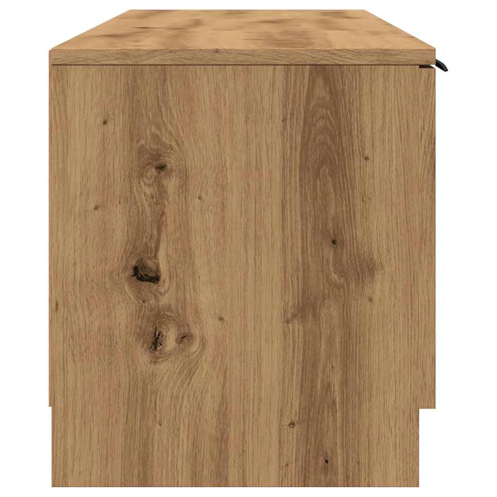 Tv-meubel 140cm Artisanaal Eikenhout - 30% Korting