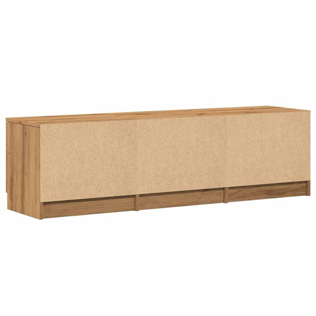 Tv-meubel 140cm Artisanaal Eikenhout - 30% Korting