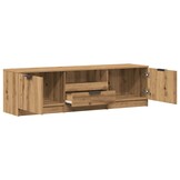 Tv-meubel 140cm Artisanaal Eikenhout - 30% Korting