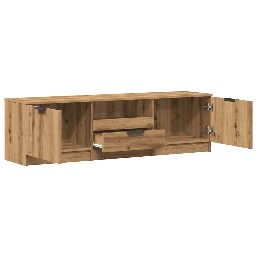 Tv-meubel 140cm Artisanaal Eikenhout - 30% Korting