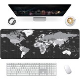 XXL Gaming Muismat Bureauonderlegger 80x30cm Wereldkaart - 26% Korting!