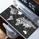 XXL Gaming Muismat Bureauonderlegger 80x30cm Wereldkaart - 26% Korting!