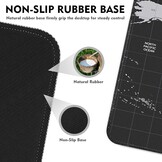 XXL Gaming Muismat Bureauonderlegger 80x30cm Wereldkaart - 26% Korting!