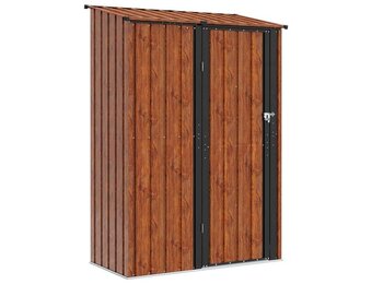 VidaXL Tuinhuis Bruin Metaal - 35% Korting