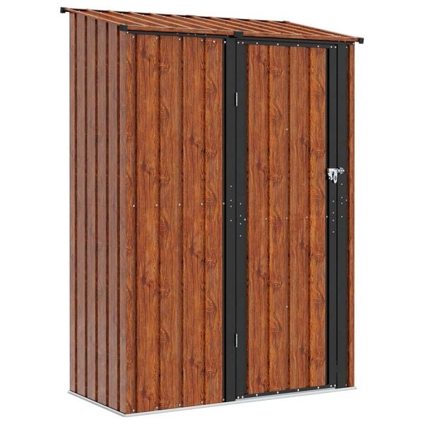 VidaXL Tuinhuis Bruin Metaal - 35% Korting