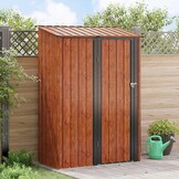 VidaXL Tuinhuis Bruin Metaal - 35% Korting