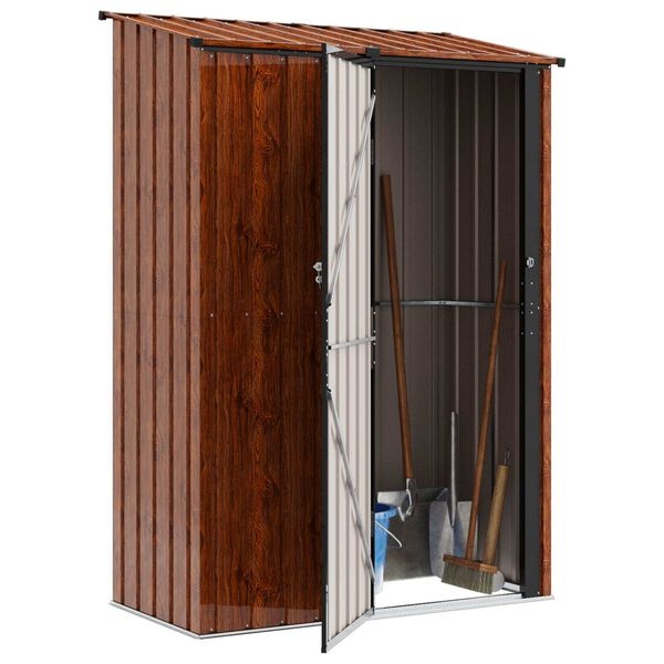 VidaXL Tuinhuis Bruin Metaal - 35% Korting