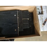 Dressoir Zwart Eiken met Lades - 54% Korting