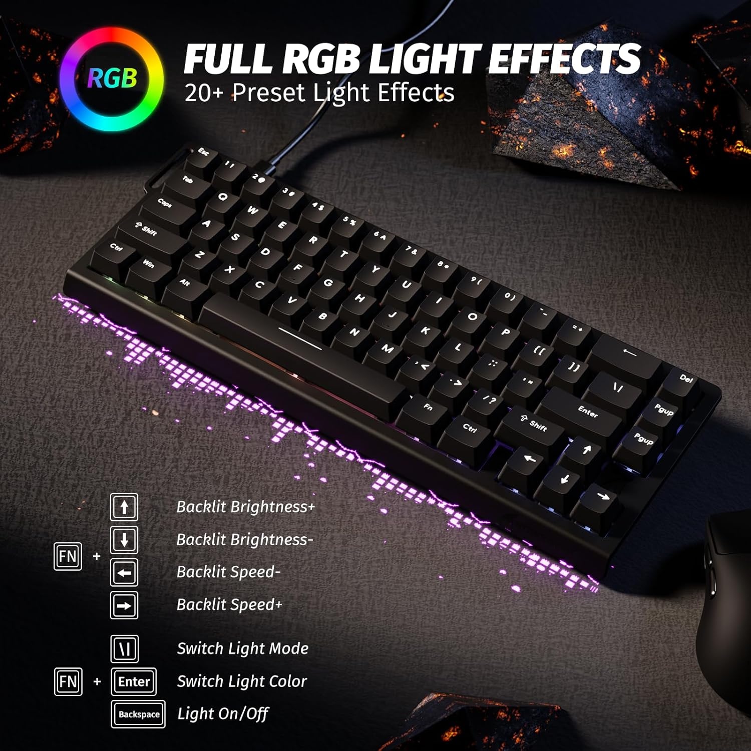 Gaming Toetsenbord X68 HE: 8000Hz, Magnetische Schakelaar, 34% Korting