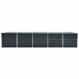 Verhoogde Plantenbak Staal Antraciet 400x80x45cm - 34% Korting!