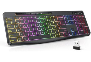 Draadloos Gaming Toetsenbord Zwart - 73% Korting