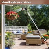 Telescopische Tuinspuit 92-152cm | 56% Korting | Draaibare Kop & 7 Sproeistanden