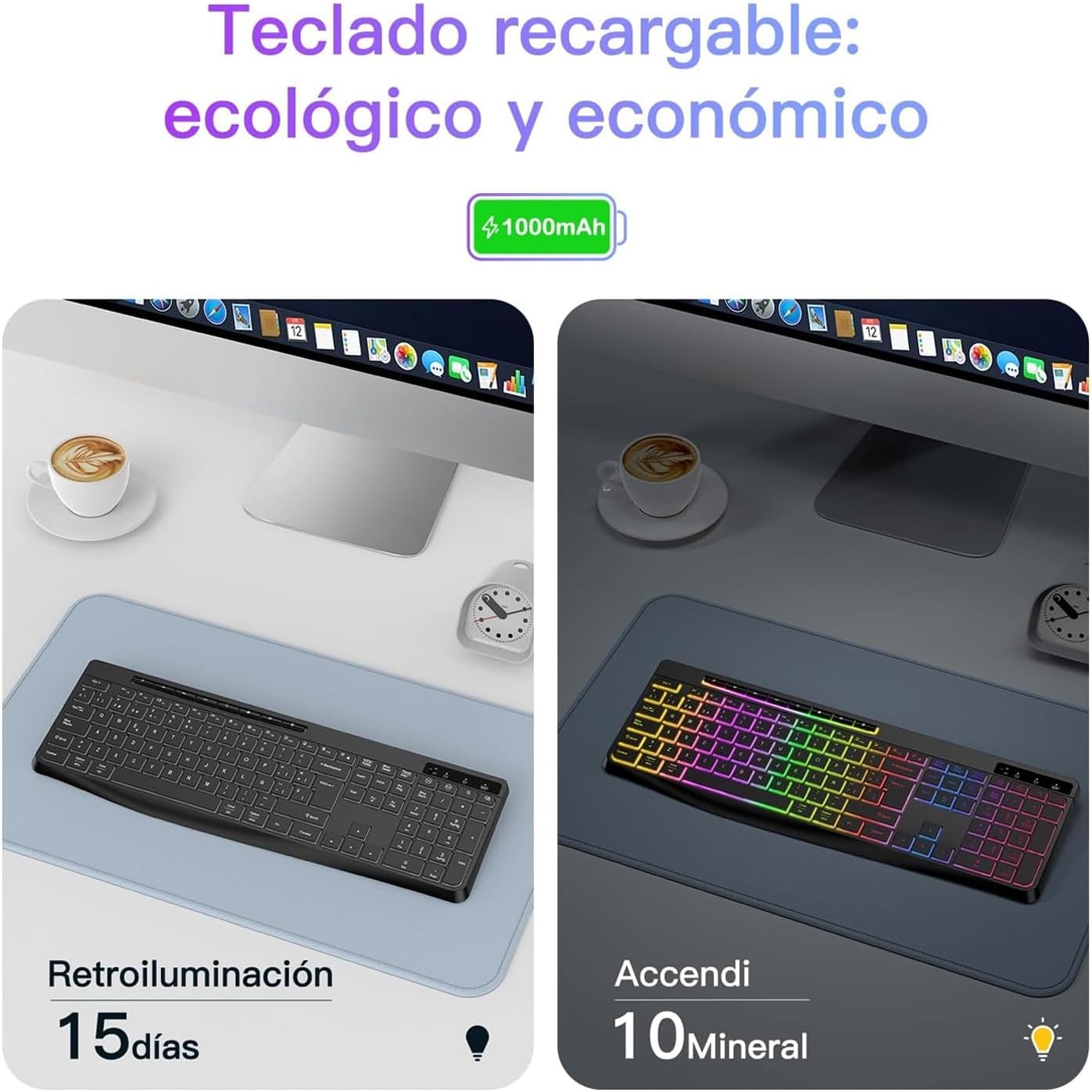 Draadloos QWERTY Gaming Toetsenbord met 34% Korting