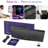 Draadloos QWERTY Gaming Toetsenbord met 34% Korting