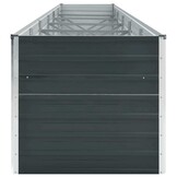 Verhoogde Plantenbak 480x80x77 cm Gegalvaniseerd Staal Antraciet - 35% Korting