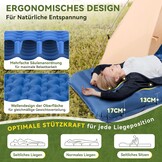 Zelfopblazende Slaapmat 13cm - Ultralicht met Kussen & Voetpomp (-34%)