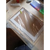 Fotolijst Hout 40x60cm Natuurlijk met Passe-partout & Acrylglas - 53% Korting