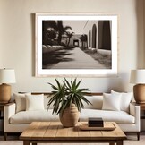 Fotolijst Hout 40x60cm Natuurlijk met Passe-partout & Acrylglas - 53% Korting