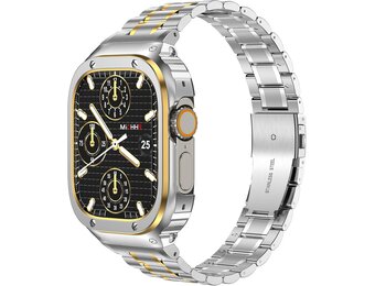 Roestvrij Staal Apple Watch Band met Beschermhoes (29% Korting)