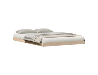 vidaXL Bedframe Naturel 140x220 cm Massief Grenenhout - 34% Korting!