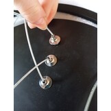 LED Hanglamp 3 Ringen Zwart 78W - Verstelbaar & Dimbaar met Afstandsbediening