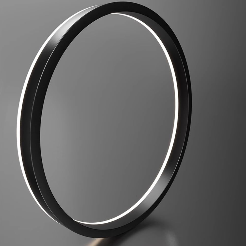LED Hanglamp 3 Ringen Zwart 78W - Verstelbaar & Dimbaar met Afstandsbediening
