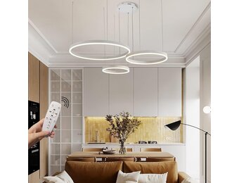 Moderne LED Hanglamp 3 Ringen Wit - 34% Korting!