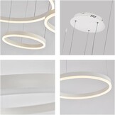 Moderne LED Hanglamp 3 Ringen Wit - 34% Korting!