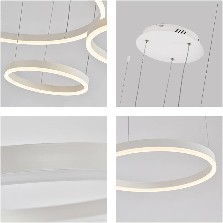 Moderne LED Hanglamp 3 Ringen Wit - 34% Korting!