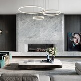 Moderne LED Hanglamp 3 Ringen Wit - 34% Korting!