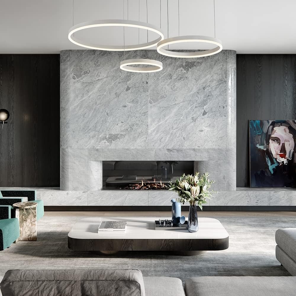 Moderne LED Hanglamp 3 Ringen Wit - 34% Korting!