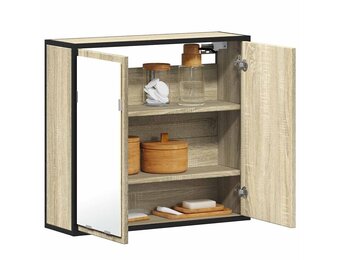 Badkamerspiegelkast Sonoma Eikenhout 65x20x60cm - 59% Korting!