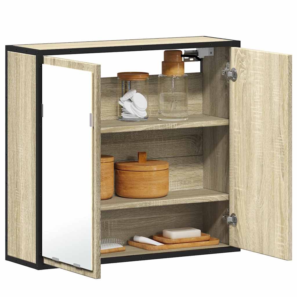 Badkamerspiegelkast Sonoma Eikenhout 65x20x60cm - 59% Korting!