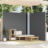 Uittrekbaar Windscherm 220x600 cm Antraciet - 59% Korting