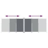 Uittrekbaar Windscherm 220x600 cm Antraciet - 59% Korting