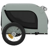 Hondenfietstrailer Oxford Stof & IJzer - Grijs/Zwart (59% Korting)