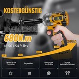 Conentool Accu-slagschroevendraaier 21V 460Nm | 34% Korting