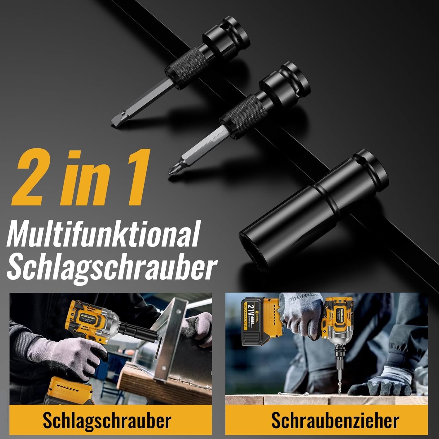 Conentool Accu-slagschroevendraaier 21V 460Nm | 34% Korting