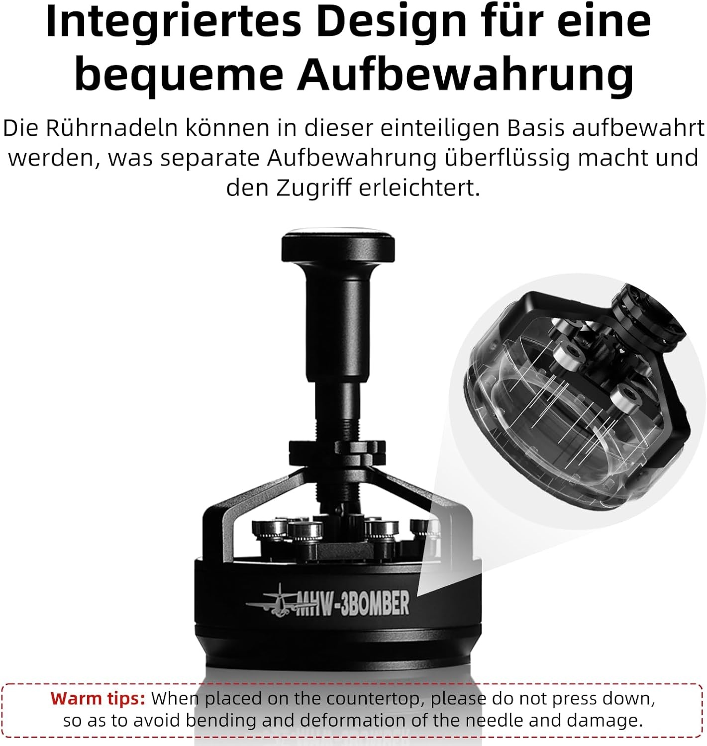 MHW-3BOMBER Espresso Verdeel Tool, 34% Korting