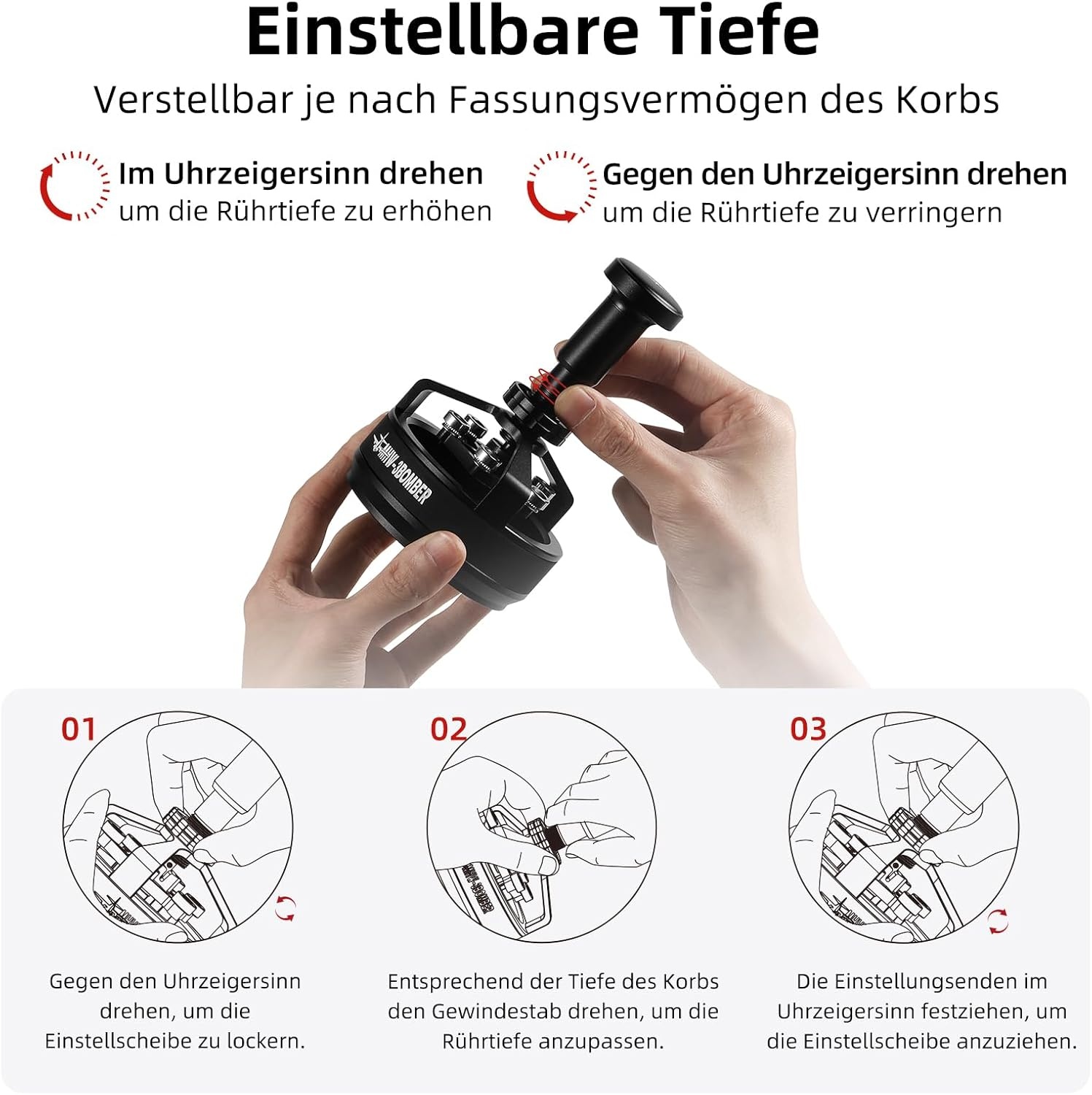 MHW-3BOMBER Espresso Verdeel Tool, 34% Korting