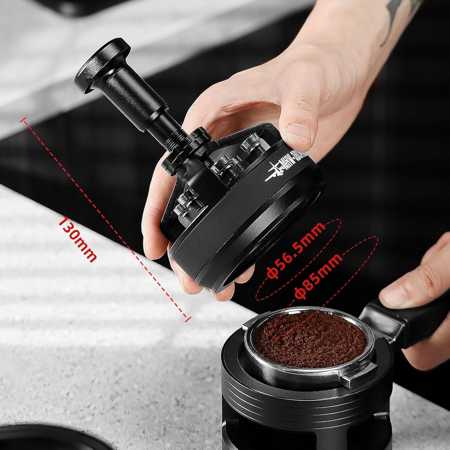 MHW-3BOMBER Espresso Verdeel Tool, 34% Korting