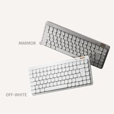 Low Profile Mechanisch Toetsenbord, Wit - 29% Korting