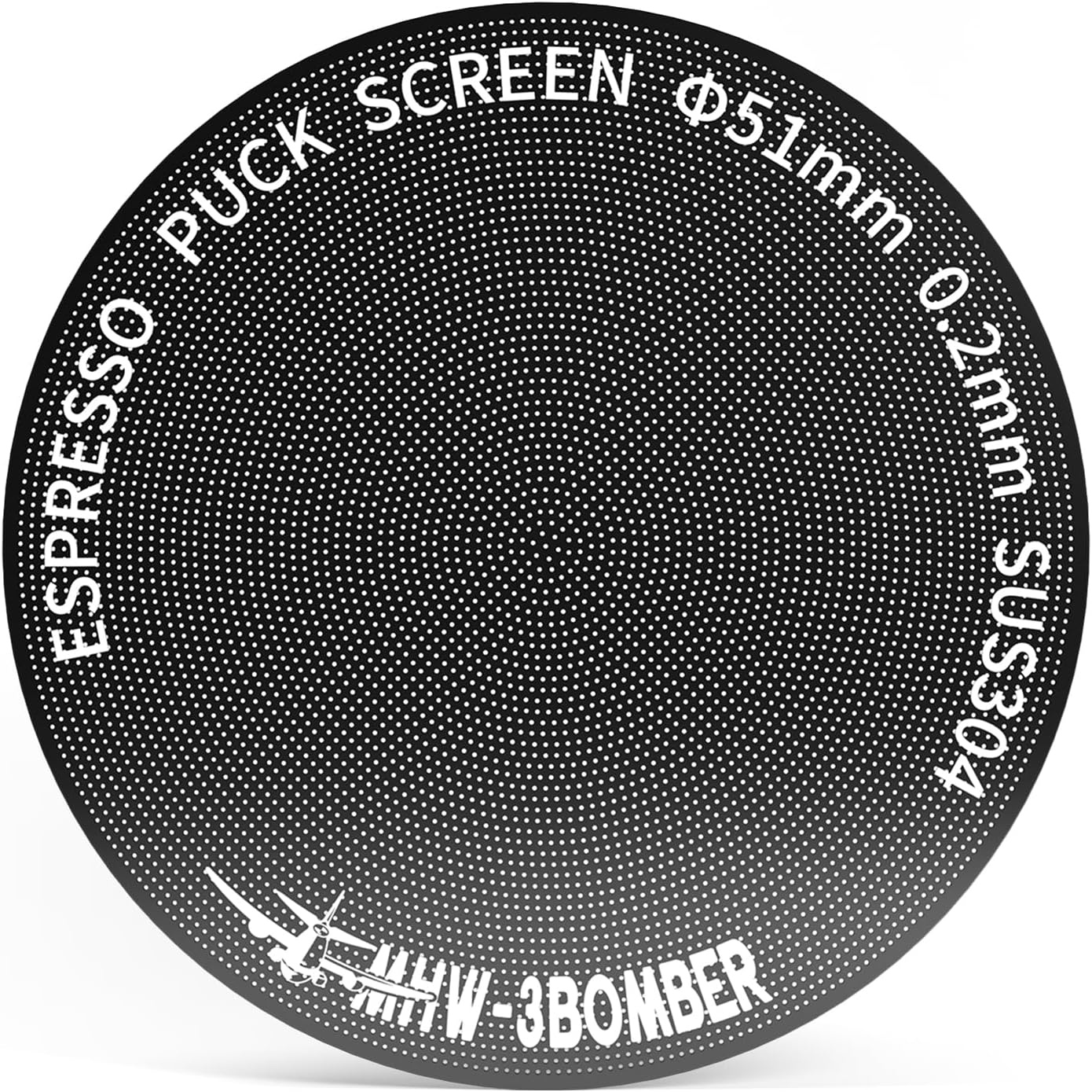 Puck Screen Espressofilter 51mm - Ultrafijn Titanium Gecoat 0.2mm