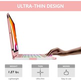 Hoes met Bluetooth Toetsenbord voor iPad 10,2" (9/8/7 Gen) - Roze Goud (29% Korting)