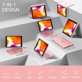 Hoes met Bluetooth Toetsenbord voor iPad 10,2" (9/8/7 Gen) - Roze Goud (29% Korting)