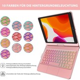 Hoes met Bluetooth Toetsenbord voor iPad 10,2" (9/8/7 Gen) - Roze Goud (29% Korting)